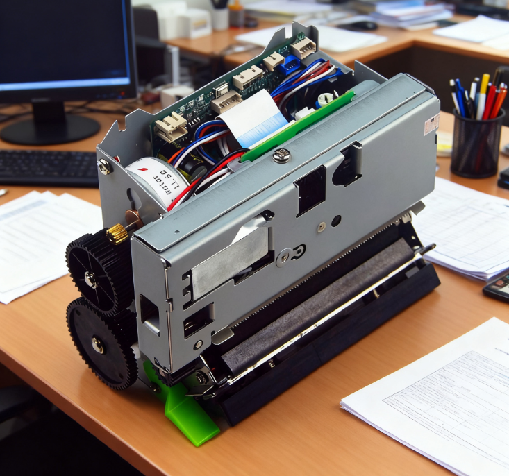 QR31 Thermal Printer: Stand Included, No 3D Drawings Provided！