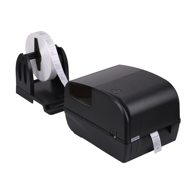 HSPOS HS-2054TA/HS-3064TA Wash Care Label Printer | 203/300DPI Thermal Transfer | 300m Ribbon | Washable Fabric Labels for Clothing Industry